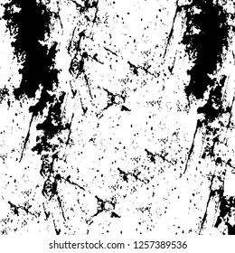 Vector grunge overlay texture. Black and white background