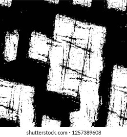 Vector grunge overlay texture. Black and white background