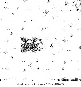 Vector grunge overlay texture. Black and white background