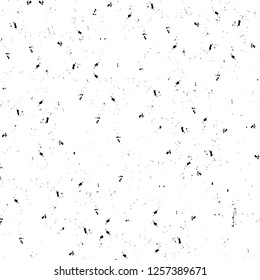 Vector grunge overlay texture. Black and white background