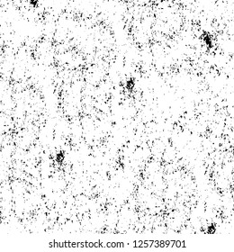 Vector grunge overlay texture. Black and white background