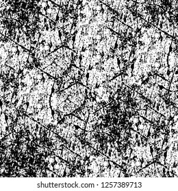 Vector grunge overlay texture. Black and white background