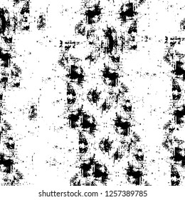 Vector grunge overlay texture. Black and white background