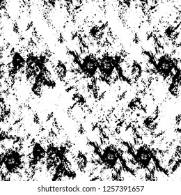Vector grunge overlay texture. Black and white background