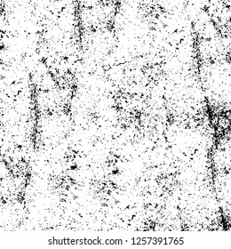 Vector grunge overlay texture. Black and white background