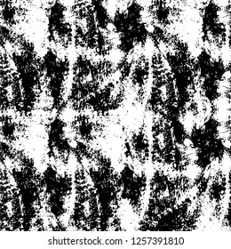 Vector grunge overlay texture. Black and white background