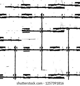 Vector grunge overlay texture. Black and white background