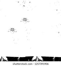 Vector grunge overlay texture. Black and white background