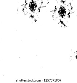 Vector grunge overlay texture. Black and white background