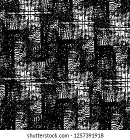 Vector grunge overlay texture. Black and white background