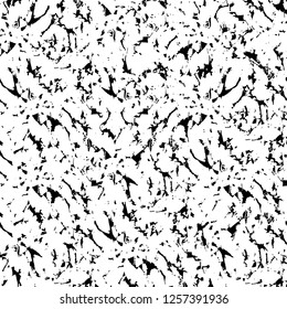 Vector grunge overlay texture. Black and white background