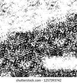 Vector grunge overlay texture. Black and white background