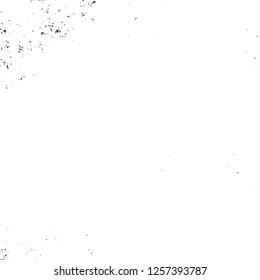 Vector grunge overlay texture. Black and white background