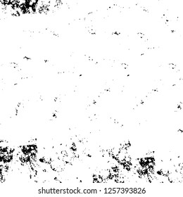 Vector grunge overlay texture. Black and white background