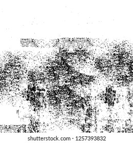 Vector grunge overlay texture. Black and white background