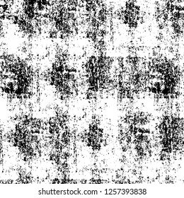 Vector grunge overlay texture. Black and white background