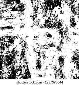 Vector grunge overlay texture. Black and white background