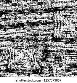 Vector grunge overlay texture. Black and white background