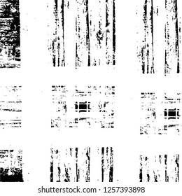Vector grunge overlay texture. Black and white background