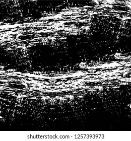 Vector grunge overlay texture. Black and white background