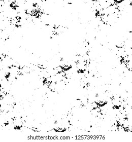 Vector grunge overlay texture. Black and white background