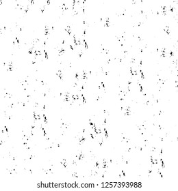 Vector grunge overlay texture. Black and white background
