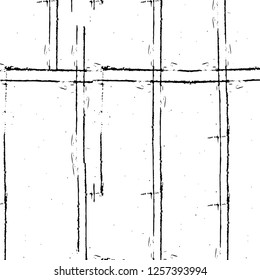 Vector grunge overlay texture. Black and white background