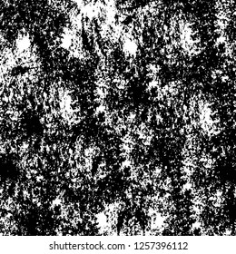 Vector grunge overlay texture. Black and white background