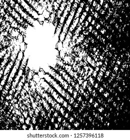 Vector grunge overlay texture. Black and white background