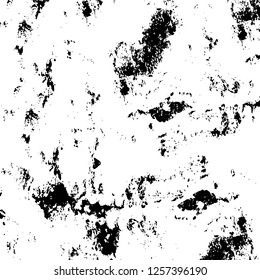 Vector grunge overlay texture. Black and white background