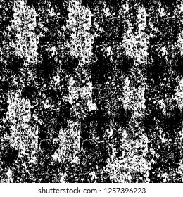 Vector grunge overlay texture. Black and white background