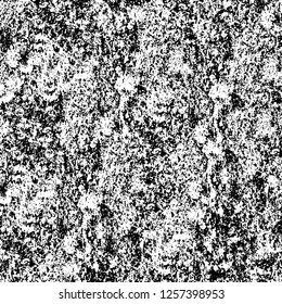 Vector grunge overlay texture. Black and white background