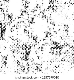 Vector grunge overlay texture. Black and white background