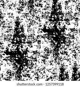 Vector grunge overlay texture. Black and white background