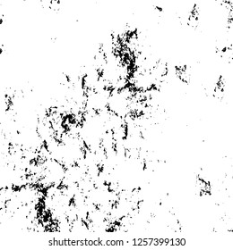 Vector grunge overlay texture. Black and white background