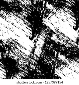 Vector grunge overlay texture. Black and white background