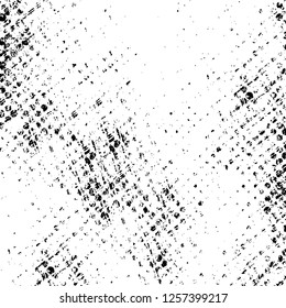 Vector grunge overlay texture. Black and white background