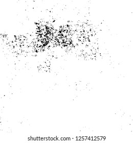 Vector grunge overlay texture. Black and white background