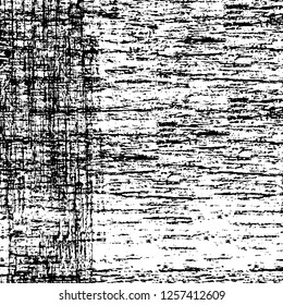 Vector grunge overlay texture. Black and white background