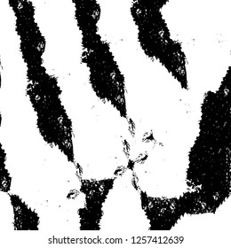 Vector grunge overlay texture. Black and white background