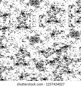 Vector grunge overlay texture. Black and white background