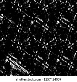 Vector grunge overlay texture. Black and white background
