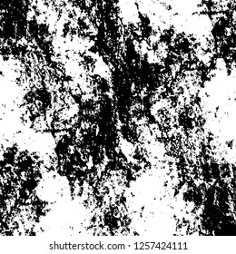Vector grunge overlay texture. Black and white background