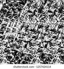 Vector grunge overlay texture. Black and white background