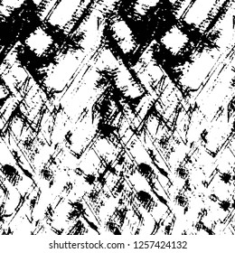 Vector grunge overlay texture. Black and white background