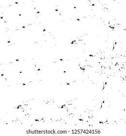 Vector grunge overlay texture. Black and white background