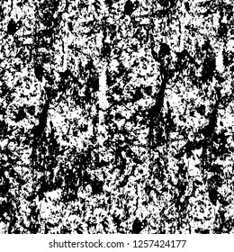 Vector grunge overlay texture. Black and white background