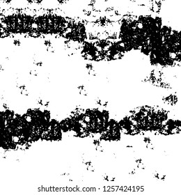 Vector grunge overlay texture. Black and white background
