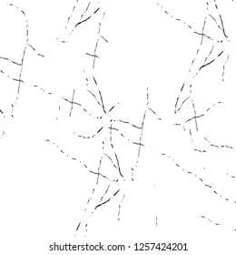 Vector grunge overlay texture. Black and white background