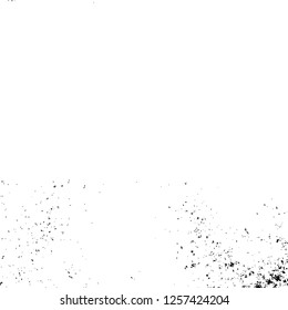 Vector grunge overlay texture. Black and white background